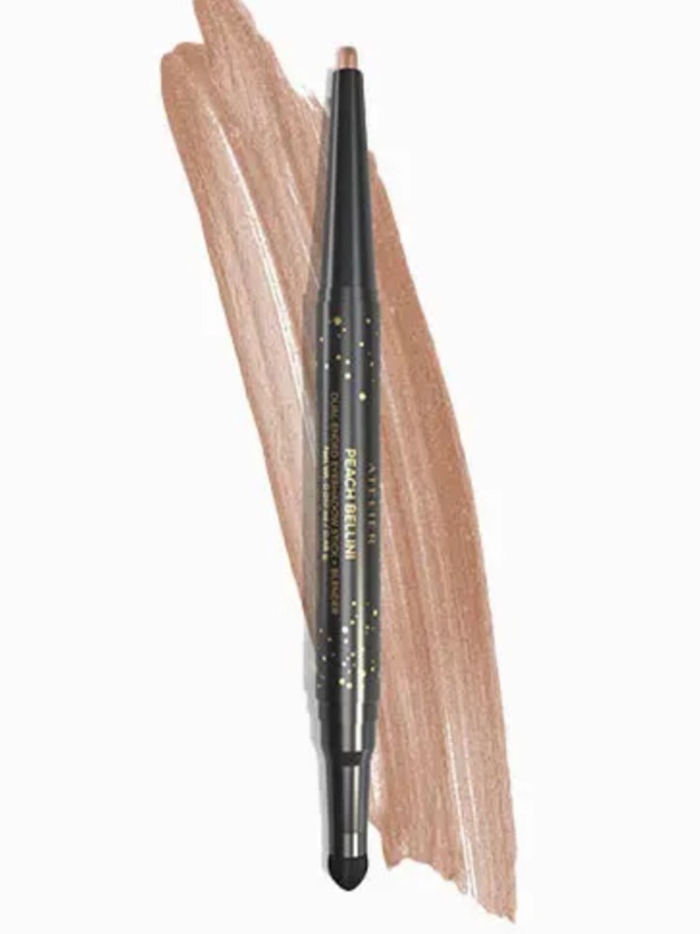 DEAR MIDNIGHT Dual-Ended Eyeshadow Stick + Blender in Peach Bellini 0.48g NEW